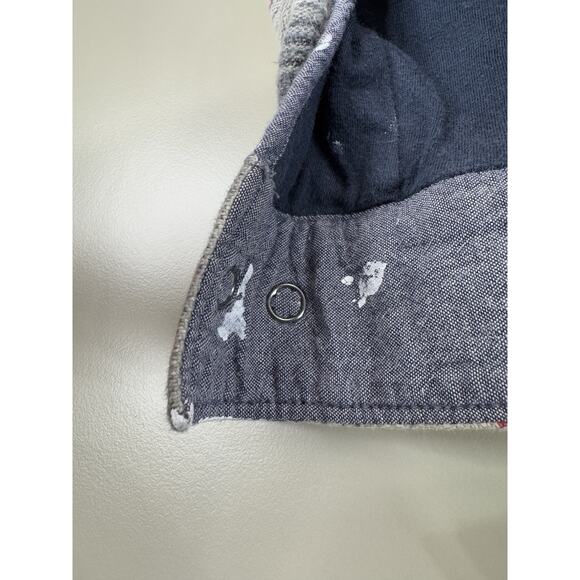 Horny Toad Womens Flannel Shacket Top S Blue Plaid Workwear Outdoor Hike Grunge - Picture 9 of 16